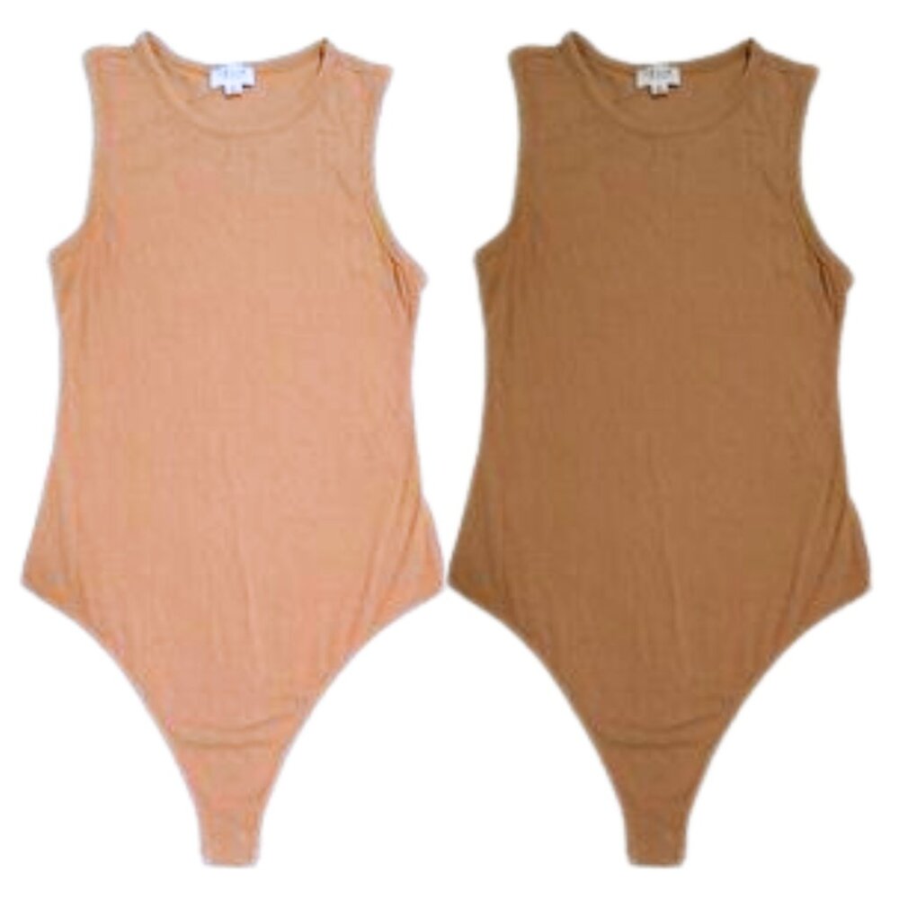 Le Lis Collection Ribbed Bodysuit (2-pack) Size Small